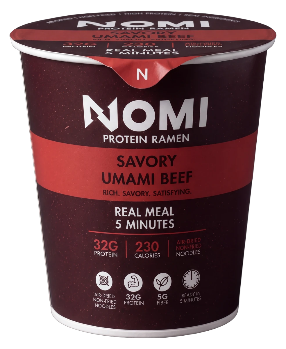 Savory Umami Beef sample cup (first batch)